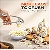 Kitchen Garlic Press, Rust Proof & Dishwasher Safe Garlic Mincer - Image 3