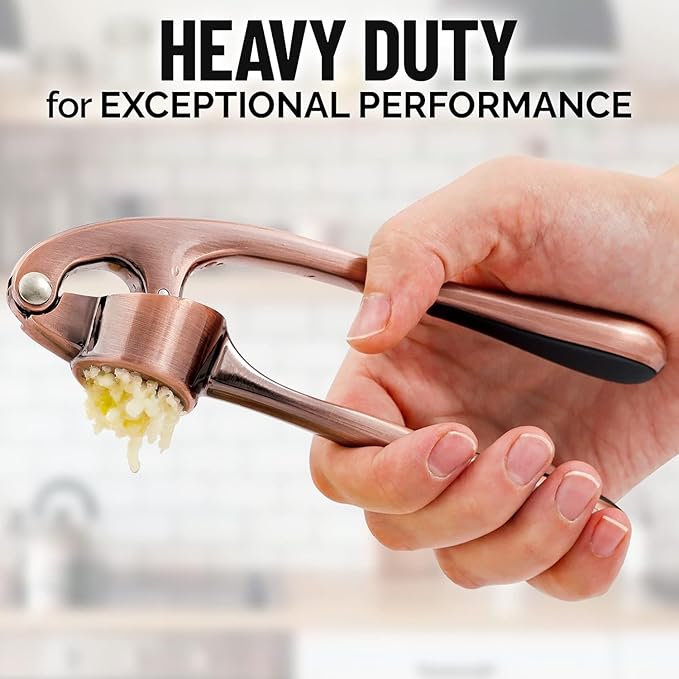 Premium Garlic Press Stainless Steel - Elevate Your Culinary Experience with Our Premium Garlic Mincer - Image 3
